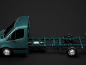 ram sprinter chassis single cab l3 rwd 2019 3D Model