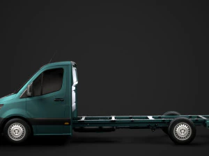 ram sprinter chassis single cab l3 rwd 2019 3D Model