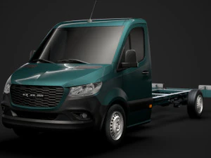 ram sprinter chassis single cab l3 rwd 2019 3D Model