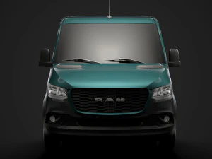 ram sprinter chassis single cab l3 rwd 2019 3D Model