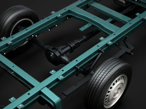 ram sprinter chassis single cab l3 rwd 2019 3D Model