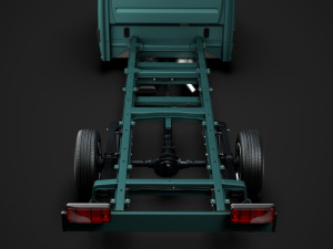 ram sprinter chassis single cab l3 rwd 2019 3D 모델