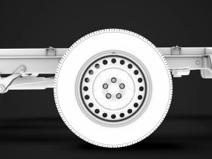 ram sprinter chassis single cab l3 rwd 2019 3D Model