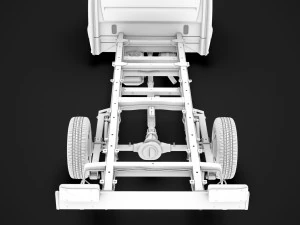 ram sprinter chassis single cab l3 rwd 2019 3D Model