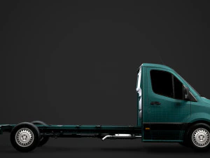 ram sprinter chassis single cab l3 rwd 2019 3D Model