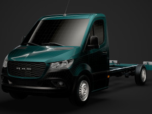 ram sprinter chassis single cab l3 rwd 2019 3D 모델