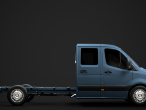 freightliner sprinter chassis crew cab l3 rwd 2019 Modelo 3D
