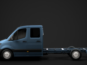 freightliner sprinter chassis crew cab l3 rwd 2019 Modelo 3D