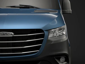 freightliner sprinter chassis crew cab l3 rwd 2019 3D Model