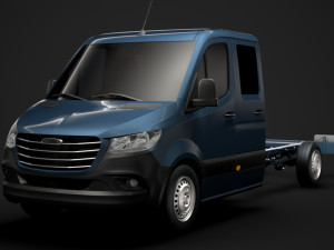 freightliner sprinter chassis crew cab l3 rwd 2019 Modelo 3D