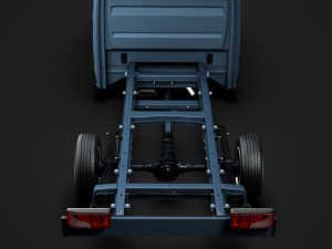 freightliner sprinter chassis crew cab l3 rwd 2019 Modelo 3D