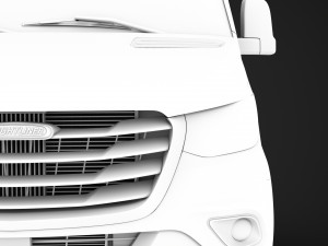freightliner sprinter chassis crew cab l3 rwd 2019 Modelo 3D