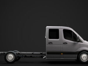 mercedes sprinter chassis crew cab l3 rwd 2019 Modelo 3D