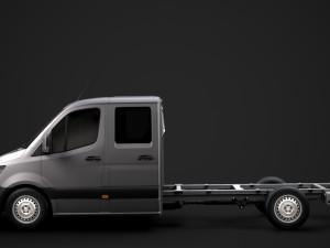 mercedes sprinter chassis crew cab l3 rwd 2019 Modelo 3D