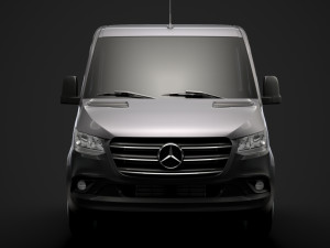 mercedes sprinter chassis crew cab l3 rwd 2019 Modelo 3D