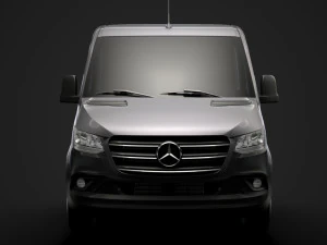 mercedes sprinter chassis crew cab l3 rwd 2019 3D Model
