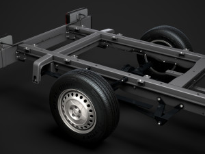 mercedes sprinter chassis crew cab l3 rwd 2019 Modelo 3D