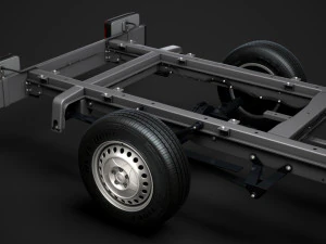 mercedes sprinter chassis crew cab l3 rwd 2019 3D Model
