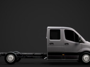 mercedes sprinter chassis crew cab l3 rwd 2019 Modelo 3D