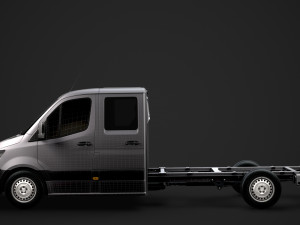 mercedes sprinter chassis crew cab l3 rwd 2019 Modelo 3D