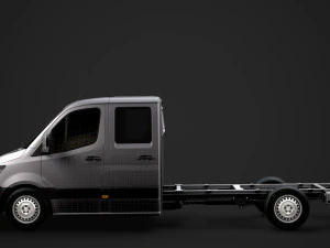 mercedes sprinter chassis crew cab l3 rwd 2019 3D Model