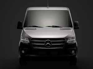 mercedes sprinter chassis crew cab l3 rwd 2019 Modelo 3D