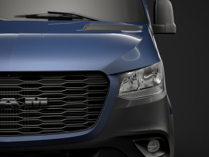 ram sprinter chassis crew cab l3 rwd 2019 Modelo 3D