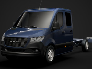 ram sprinter chassis crew cab l3 rwd 2019 Modelo 3D