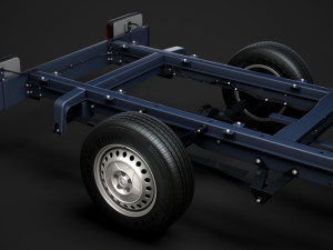 ram sprinter chassis crew cab l3 rwd 2019 Modelo 3D