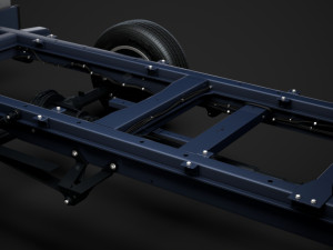 ram sprinter chassis crew cab l3 rwd 2019 Modelo 3D