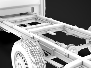 ram sprinter chassis crew cab l3 rwd 2019 Modelo 3D