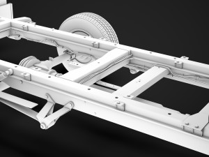 ram sprinter chassis crew cab l3 rwd 2019 Modelo 3D