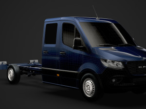 ram sprinter chassis crew cab l3 rwd 2019 Modelo 3D