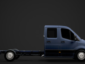 ram sprinter chassis crew cab l3 rwd 2019 Modelo 3D