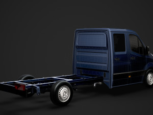 ram sprinter chassis crew cab l3 rwd 2019 Modelo 3D