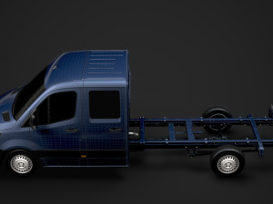 ram sprinter chassis crew cab l3 rwd 2019 Modelo 3D