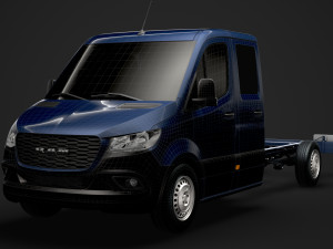 ram sprinter chassis crew cab l3 rwd 2019 Modelo 3D