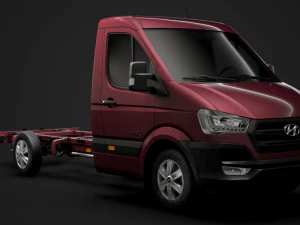 hyundai h350 telaio cabina singola lwb 2019 Modello 3D