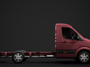 hyundai h350 chassis single cab lwb 2019 3D 모델