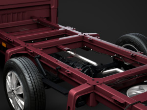 hyundai h350 chassis single cab lwb 2019 3D 모델