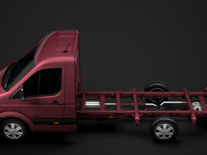hyundai h350 chassis single cab lwb 2019 3D 모델