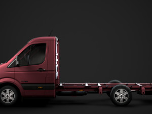 hyundai h350 chassis single cab lwb 2019 3D 모델