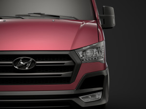 hyundai h350 chassis single cab lwb 2019 3D 모델