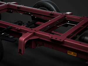 hyundai h350 chassis single cab lwb 2019 3D Model