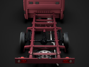 hyundai h350 chassis single cab lwb 2019 3D 모델