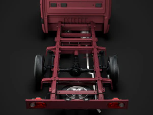 hyundai h350 chassis single cab lwb 2019 3D Model