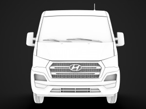 hyundai h350 chassis single cab lwb 2019 3D 모델