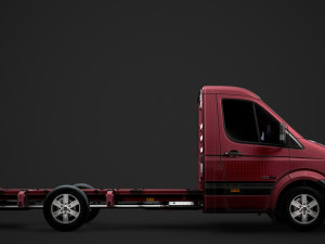 hyundai h350 chassis single cab lwb 2019 3D 모델
