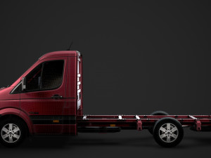 hyundai h350 chassis single cab lwb 2019 3D 모델