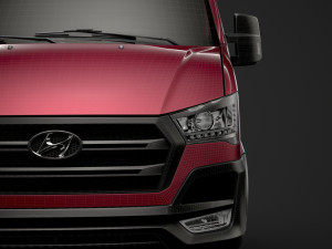 hyundai h350 chassis single cab lwb 2019 3D 모델